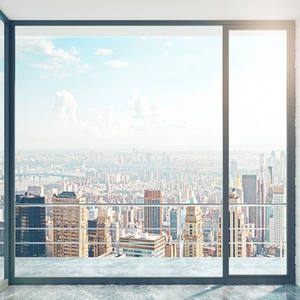 最新法式窗中式设计大型铝合金玻璃窗磁力屏不锈钢隔音 - Product Image 2