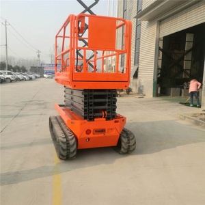 Ydraulic-elevador de <span class=keywords><strong>tijera</strong></span> para orugas, <span class=keywords><strong>escalera</strong></span> hidráulica de 12m, <span class=keywords><strong>precio</strong></span> - Product Image 3