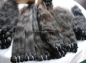 Extensiones de Cabello Humano Virgen Brasileño Remy Hamson, 100 g, 100 % Sin Procesar, Trama Doble a Máquina, Estilo Ondulado Natural - Product Image 3