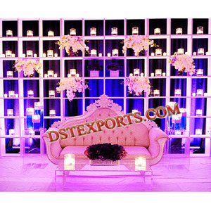Wedding Stage Candle Backdrops Latest Wedding Stage <b>Decoration</b> Candle <b>Wall</b> Indian Wedding Backdrop Candle <b>Walls</b> - Product Image 1