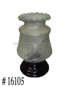 Bougeoir design en verre bleu pour la maison - Product Image 2