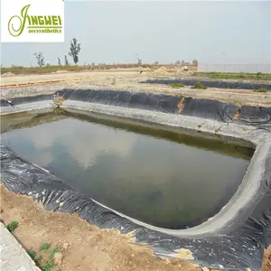 hdpe geomembrane fish pond liner black for fish and shrimp farming