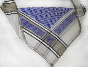 Écharpe arabe Shemagh en coton de Style carré Jacquard de qualité fine motif brodé réglable pour les musulmans colorés - Product Image 3