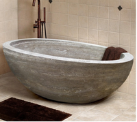 Baignoire autoportante en pierre naturelle et marbre, tailles personnalisées, baignoires et éviers en marbre et travertin fabriqués en turquie