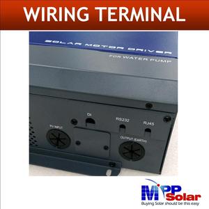 Inversor de bomba de agua solar MPP trifásico SP 2.2kw 2200W con cargador solar MPPT incorporado - Product Image 4