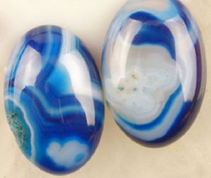 Joyería ovalada de ónix azul de alta calidad, piedra colgante, cabujón ovalado, joyería, piedra Natural, cristal curativo, mayorista de piedras preciosas - Product Image 2