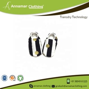 Chaussons pour bébé en tissu 100% coton, pantoufles pour nouveau-né, certifié CPSC, prix d'usine, vente en gros - Product Image 6