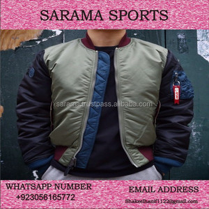 Chaquetas de nailon personalizadas para hombre, chaquetas con calidad fina/estampado de pantalla/bordado - Product Image 3