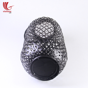 ทอผ้าไม้ไผ่เทียนโคมไฟทำในเวียดนามขายส่ง,ตกแต่งบ้านหัตถกรรม - Product Image 6