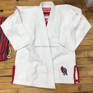 BJJ-Kimono y pantalones para Jiu Jitsu, parches bordados tejidos personalizados y directos