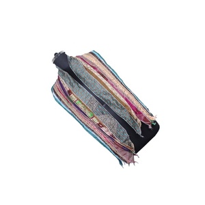 <b>Vintage</b> Silk Sari Recycled <b>Scarf</b> 10x70 Patchwork Stole Women Accessories Multi Color SC033 <b>Vintage</b> Silk Sari Patchwork <b>Scarf</b> - Product Image 1