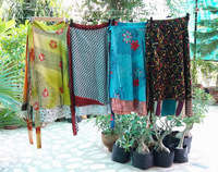 Sarong-Falda Reversible de doble capa, falda envolvente mágica de la India