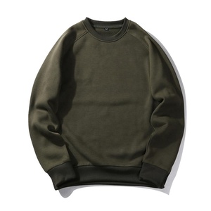 Sudadera de algodón y poliéster con Logo personalizado para hombre, ropa deportiva lisa con cuello redondo, alta calidad - Product Image 2