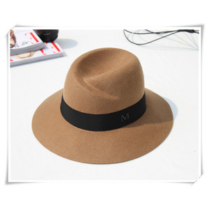 Sombrero Fedora estilo panamá, 100% lana, fieltro - Product Image 5