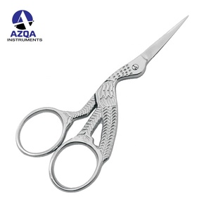 Tijeras para Cortar Hilos con Mango Dorado, Tijeras de Bordado de Acero Inoxidable con Mango Dorado - Product Image 3