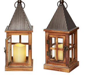 Farol de Madera Personalizado al por Mayor, Color Marrón, para Decoración Navideña del Hogar, Hecho a Mano, Forma Hexagonal, para Exportación - Product Image 5