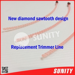 TAIWAN SUNITY Nueva patente Diseño de diente de sierra de nailon especial Línea de corte de 3mm para desbrozadora - Product Image 2