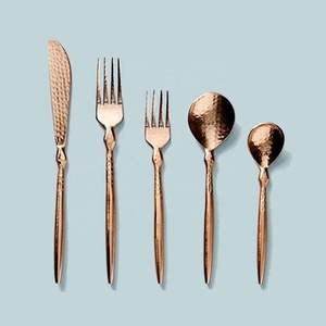 ชุดมีดสแตนเลสด้ามเรียบชุดเครื่องใช้บนโต๊ะอาหารสแตนเลสสีเงินขัดเงา - Product Image 3