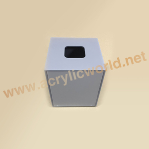 ที่ใส่ทิชชู่พิมพ์แบบกําหนดเองแบบกําหนดเองพร้อมที่จับกล่องกระดาษทิชชู่อะคริลิครอยัลพร้อมลิ้นชัก 2 ลิ้นชักและถาด - Product Image 6