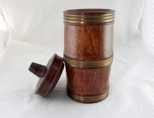 Barril tibetano de madera de alta calidad con tapa, modelo No. AC 3990, en venta al mejor precio - Product Image 2