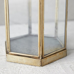 High Quality <b>Large</b> Glass Candle Stick Holder Farmhouse Garden Outdoor Wedding <b>Lantern</b> Decorative Sconces - Product Image 5