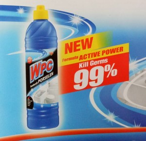 Nettoyant pour sols WPC multi-usages le plus vendu avec 15%-30% ingrédients actifs bleu/vert 780ml X 6 bouteilles de produits chimiques ménagers - Product Image 3