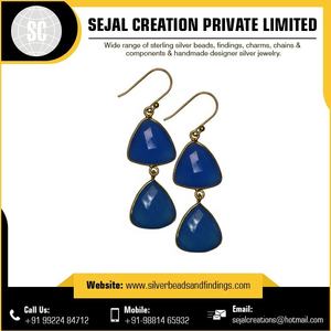 Hot Sale 925 <b>Sterling</b> <b>Silver</b> <b>Earrings</b> Best Price Indian Seller and Supplier for Wedding Gift Party Occasions - Product Image 4