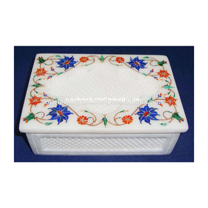 Boîte en marbre incrusté - Product Image 1