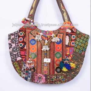 กระเป๋าบันจาราโบราณแบบชาวยิปซีเย็บปะติดผ้าคอตตอน - Product Image 1