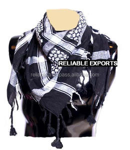 Ethnic Arafat <b>Scarf</b> for <b>Men</b> in Soft Cotton Canvas Multi Colors Plain Style with Soft Smooth Feeling for Summer Winter Seasons - Product Image 6