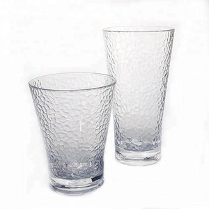 BPA-Free 20oz <b>Plastic</b> Acrylic Cup <b>Clear</b> Highball <b>Glasses</b> for Beer Juice or Water - Product Image 1