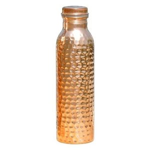 Botella clásica de cobre martillado, bebida directa, elegante diseño libre de juntas, 100% beneficios ayurvédicos puros a prueba de fugas, respetuoso con el medio ambiente - Product Image 2