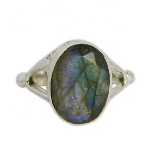 New Style Natural Labradorite Gemstone Ring 925 Sterling Silver Eternity Vermeil Rings <b>Jewelry</b> <b>Handmade</b> Fine <b>Jewelry</b> - Product Image 2