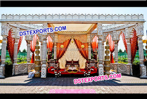 Mandap DE BODA indio de fibra tallada a mano, diferentes tamaños, fabricante - Product Image 6