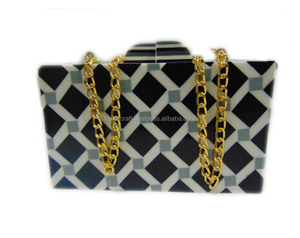 Bolso de mano indio de resina acrílica, bolsa de mano de resina - Product Image 5
