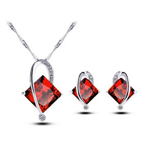 欧美风格精品镀金钻石造型女性饰品套装网购 - Product Image 3