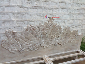 เตียงไม้จริงแกะสลักแบบโจดปุร์ สำหรับโรงแรมหรือใช้ในบ้าน ขายส่ง - Product Image 4