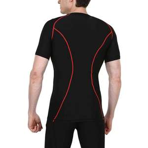 Camisetas de manga corta para hombre, camiseta de compresión de capa Base fresca y seca, para correr y Yoga - Product Image 5