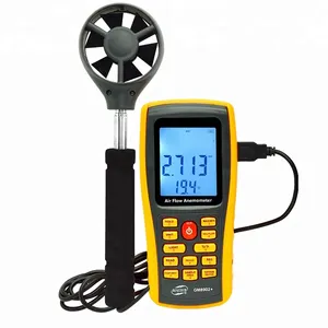 Benetech GM8902+ Digital Wind Meter Anemometer Data Logger Air Flow Anemometer