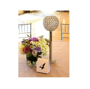 <b>Tall</b> Crystal <b>Candle</b> <b>Holder</b> Made From High Quality Aluminium and Crystal for Home Decoration Office Decoration Wedding Decoration - Product Image 1