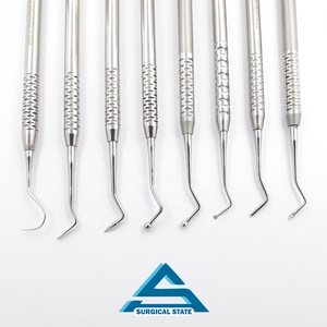 เครื่องมืออุดฟัน เครื่องมืออุดฟันคอมโพสิตพลาสติก เครื่องมือขูดหินปูน หัวตรวจฟัน ไม้พาย กระจก - Product Image 3