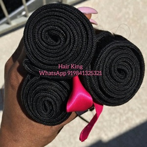 Extensions de cheveux indiens naturels Remy — ali queen, cheveux humains, vierges, de qualité supérieure, en Stock - Product Image 1