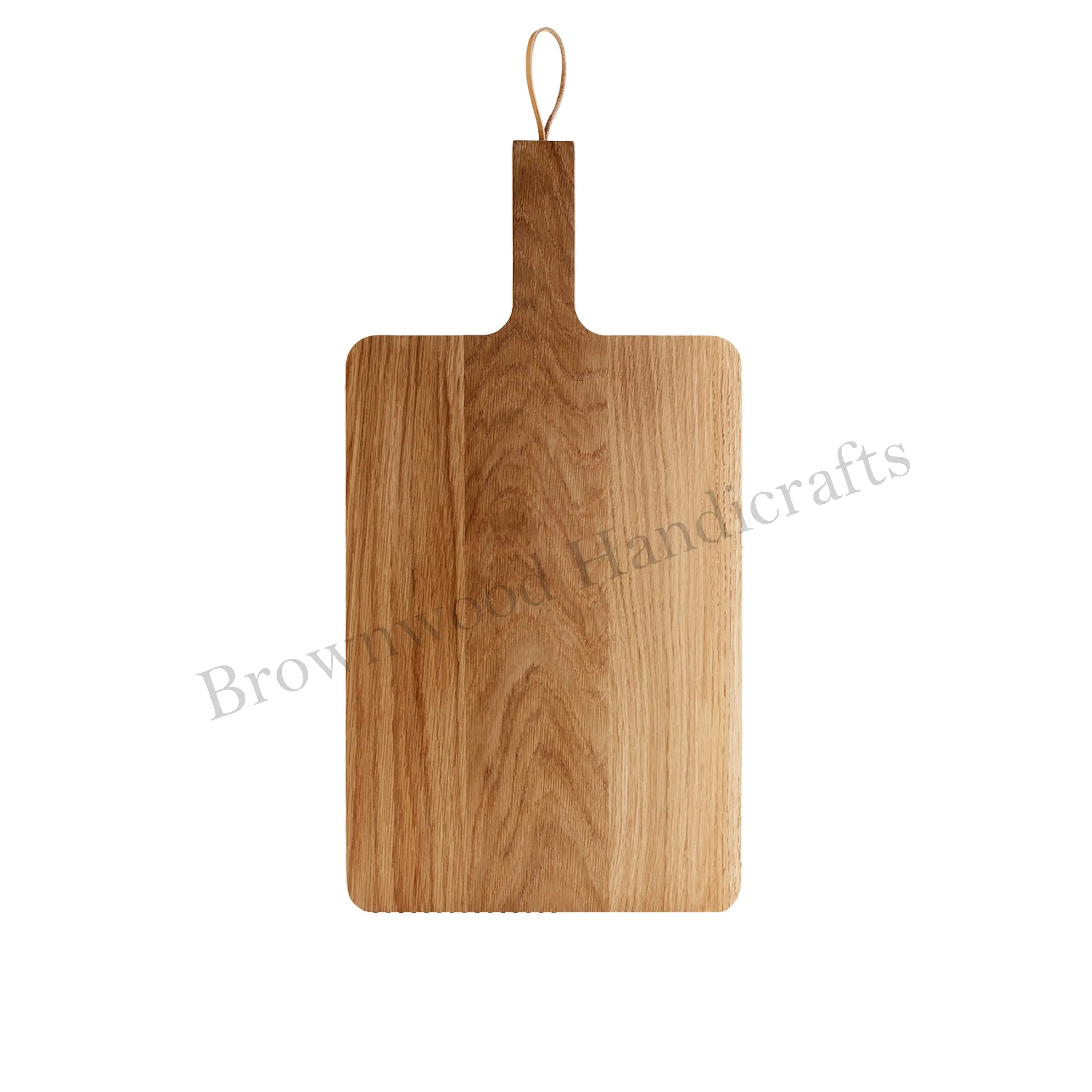 प्रीमियम गुणवत्ता वाले आम की लकड़ी का चॉपिंग बोर्ड, हैंडल के साथ कटिंग बोर्ड, लकड़ी की सर्विंग प्लेट, वेज सलाद, मीट चॉप बोर्ड