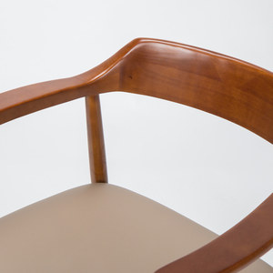 ขายส่งหรูหราใหม่ที่ทันสมัยหนัง Pu ที่มีแขนเก้าอี้ไม้จากเวียดนาม - Product Image 2