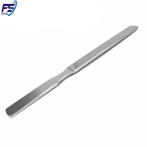 Lima de uñas de Metal de media luna personalizada de alta calidad, pulidor de cutículas, manicura y pedicura, herramienta de cuidado de uñas de acero inoxidable - Product Image 4