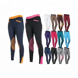 High on Demand Custom Size Available Silicon Tights And Leggings for Women Riding Breeches for export from India