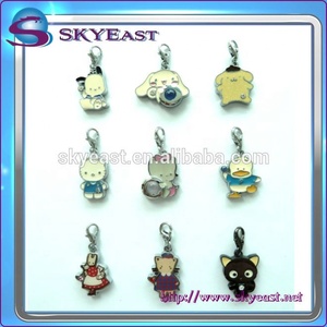 Colgantes y Dijes de Metal de Aleación para Niños, Plateados Brillantes con Esmalte o Resina Epoxi, Promocionales - Product Image 2