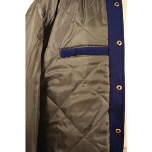 2025 Hot Trending Puños acanalados y cuello Letterman Varsity Chaquetas Precio bajo Chaqueta de invierno de béisbol de manga de cuero transpirable - Product Image 2