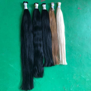 Extensions de cheveux humains vierges Remy 100% non traités de haute qualité, 8"-32", 100g en vrac, prix d'usine - Product Image 1