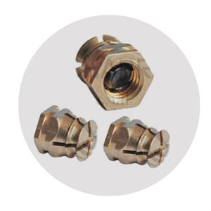 Insert d'épandage en laiton de gros pour écrous - Product Image 1